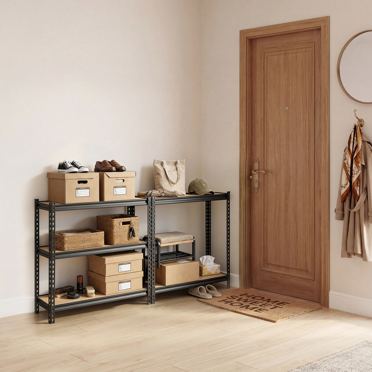 5-Tier Adjustable Heavy Duty Storage Shelves