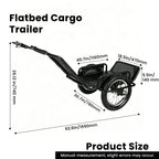 Bike Cargo Trailer with Heavy-Duty Load Capacity
