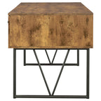 Sonoma Rustic Nutmeg 4-Drawer Writing Desk
