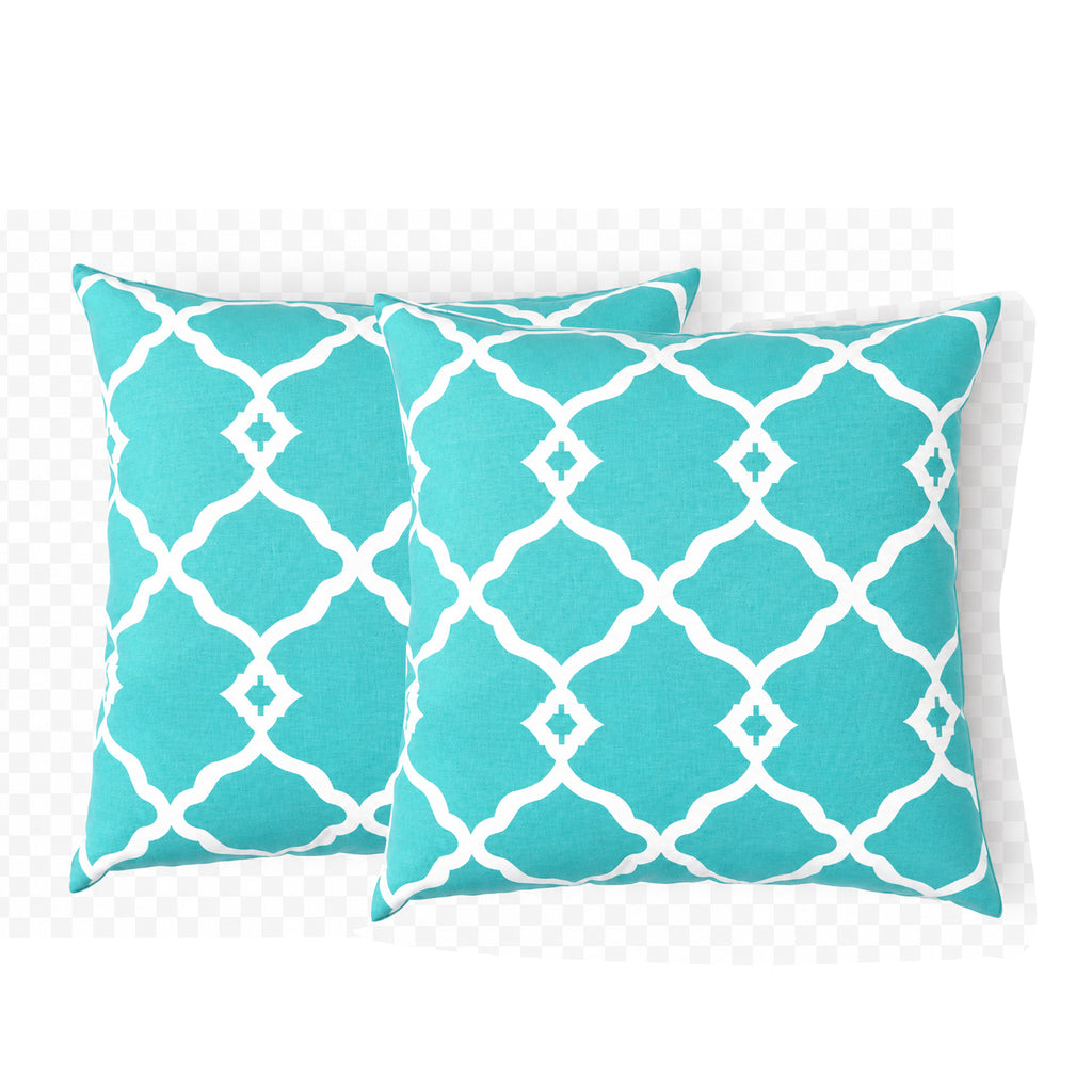 6 Pack Outdoor Pillow Covers (18x18 Inch)