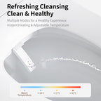 Smart Toilet Bidet with Auto Open Close