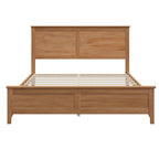 Modern Solid Wood Queen Size Platform Bed