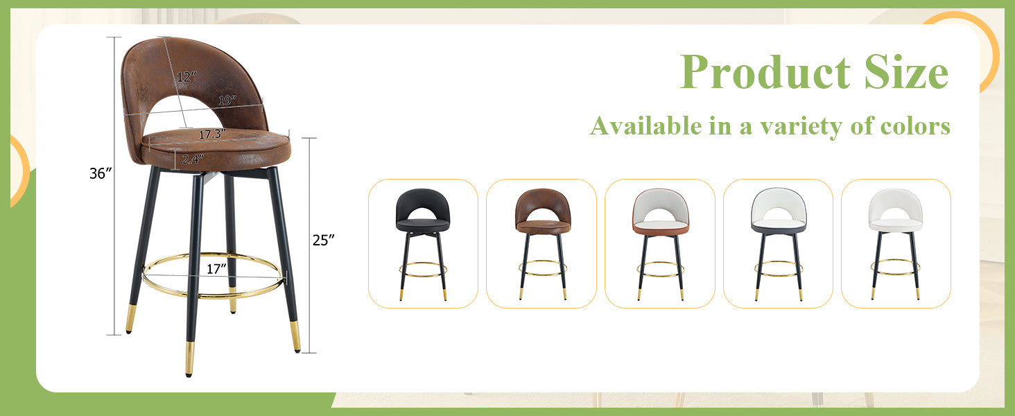 360° Rotatable Bar Chair