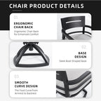 Modern 7-Piece Outdoor Patio Aluminum Dining Set