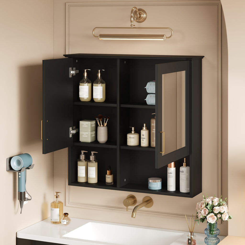 2-in-1 Bathroom Mirror Cabinet