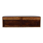 Solid Wood Chunky Chestnut Floating Bedside