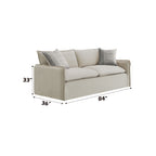 Upendo Pattern Fabric Sofa Set