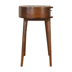 Solid Wood Chestnut Rounded Writing Desk