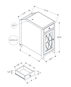 Accent Table with Storage Drawer