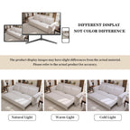 Chesterfield 3-in-1 Velvet Convertible Sleeper Sofa