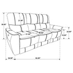 Ashland Saddle Power Reclining Sofa