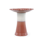 Handmade Glazed Ceramic Bird Bath