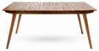 Outdoor 6 Seater Acacia Wood Dining Set with Cushions