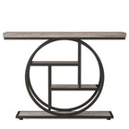41.3" Industrial Console Table, 4-Tier