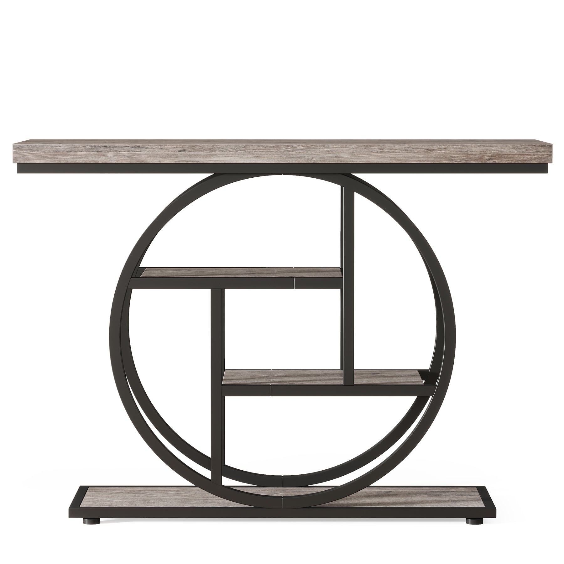 41.3" Industrial Console Table, 4-Tier