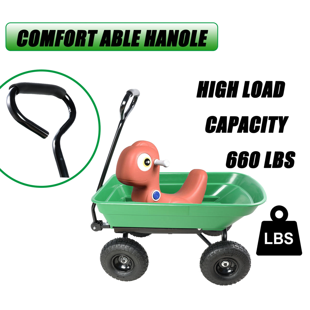 Folding Car Poly Garden Dump Truck