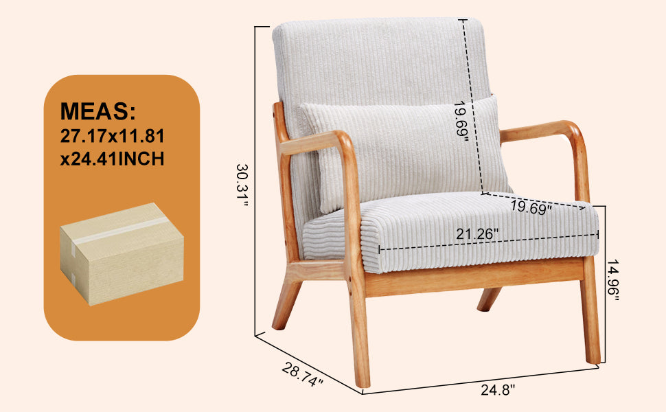 Mid-Century Modern Accent Chair