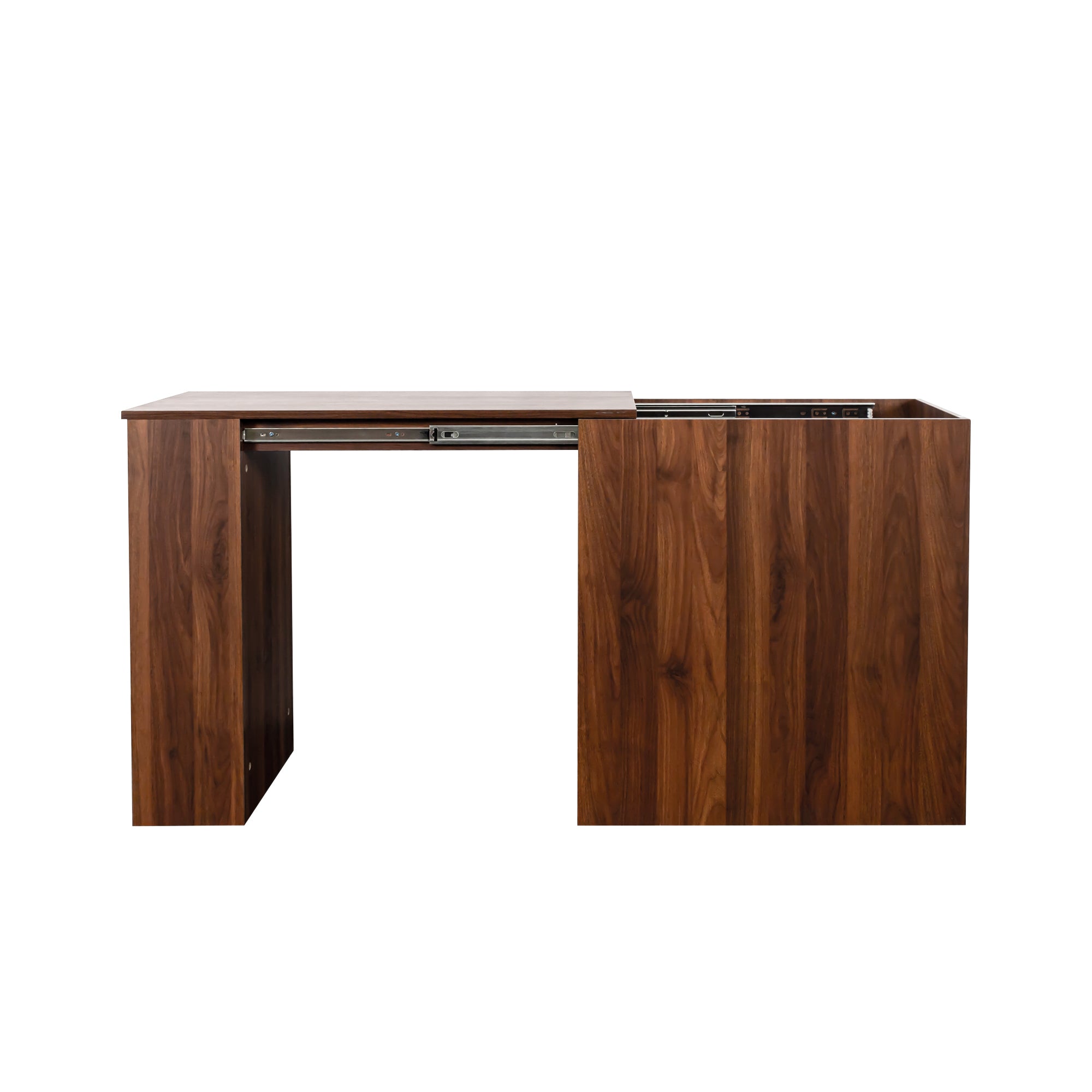 Computer Desk with Drawers - Modern Corner Home Office Storage