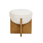 Bali 18.5" Round Upholstered Ottoman