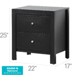 Elegantly Designed Bedside Table In Chic