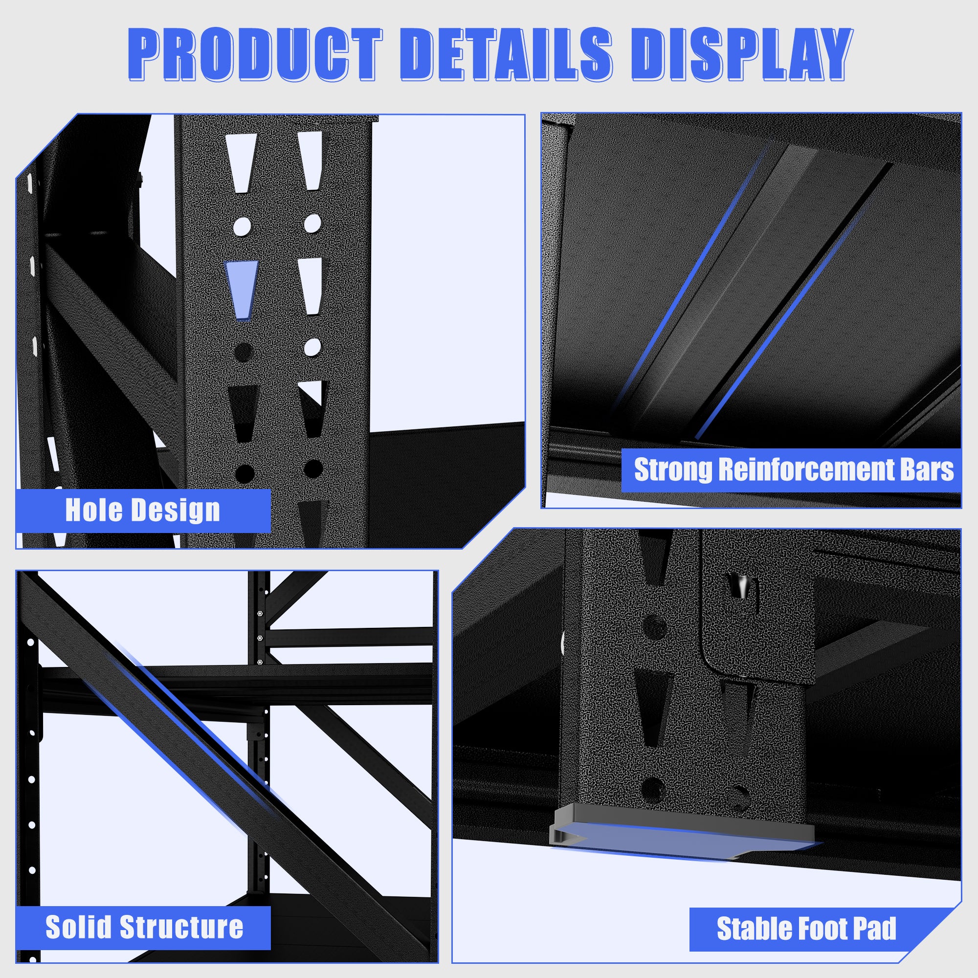 5000 lbs Heavy Duty Garage Shelving Unit
