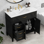 36" Bathroom Vanity with Sink and Drawers