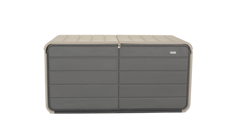 260 Gallon Plastic Deck Box Storage Solution