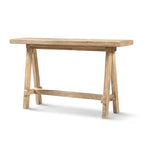 Hawthorne 60" Solid Reclaimed Elm Trestle Console Table