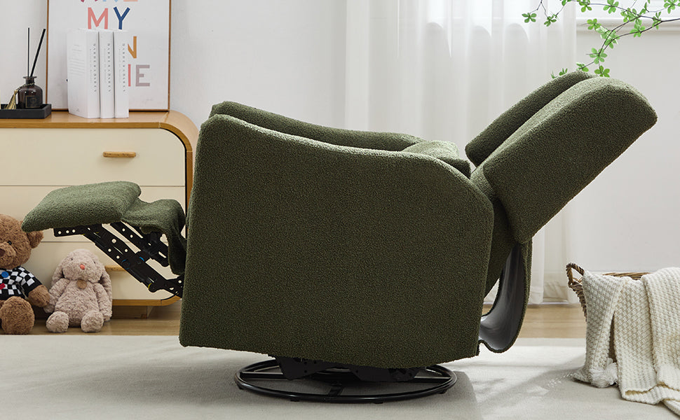 29.5'' Wide Wingback Swivel Rocker Recliner Chair