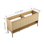60" Freestanding Bathroom Vanity