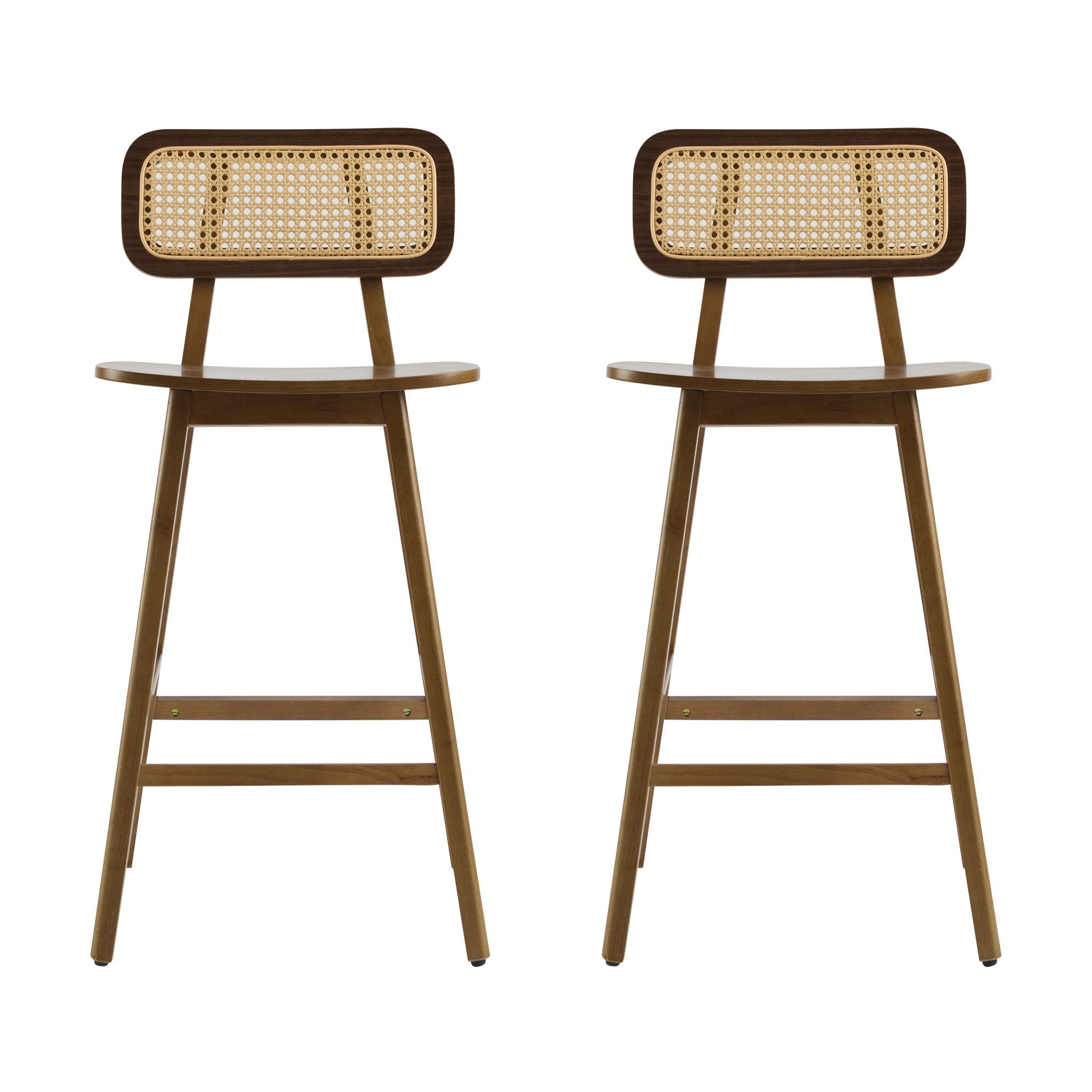 Bari Indoor Wood Barstool (Set of 2)