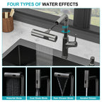 30" Drop-In Gunmetal Kitchen Sink