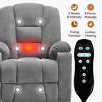 Power Lift Recliner Chair with Massage and Heat