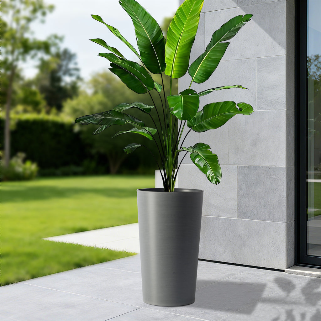 2 Pack Tall 21.7 in Planters for Outdoor Plants
