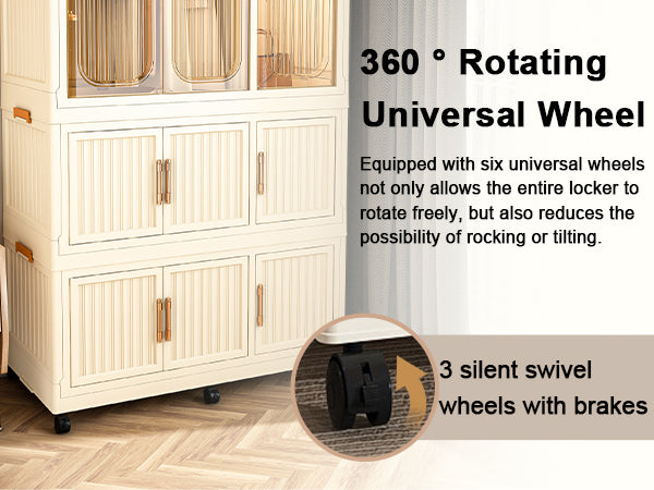 Portable Wardrobe Closet Storage Organizer