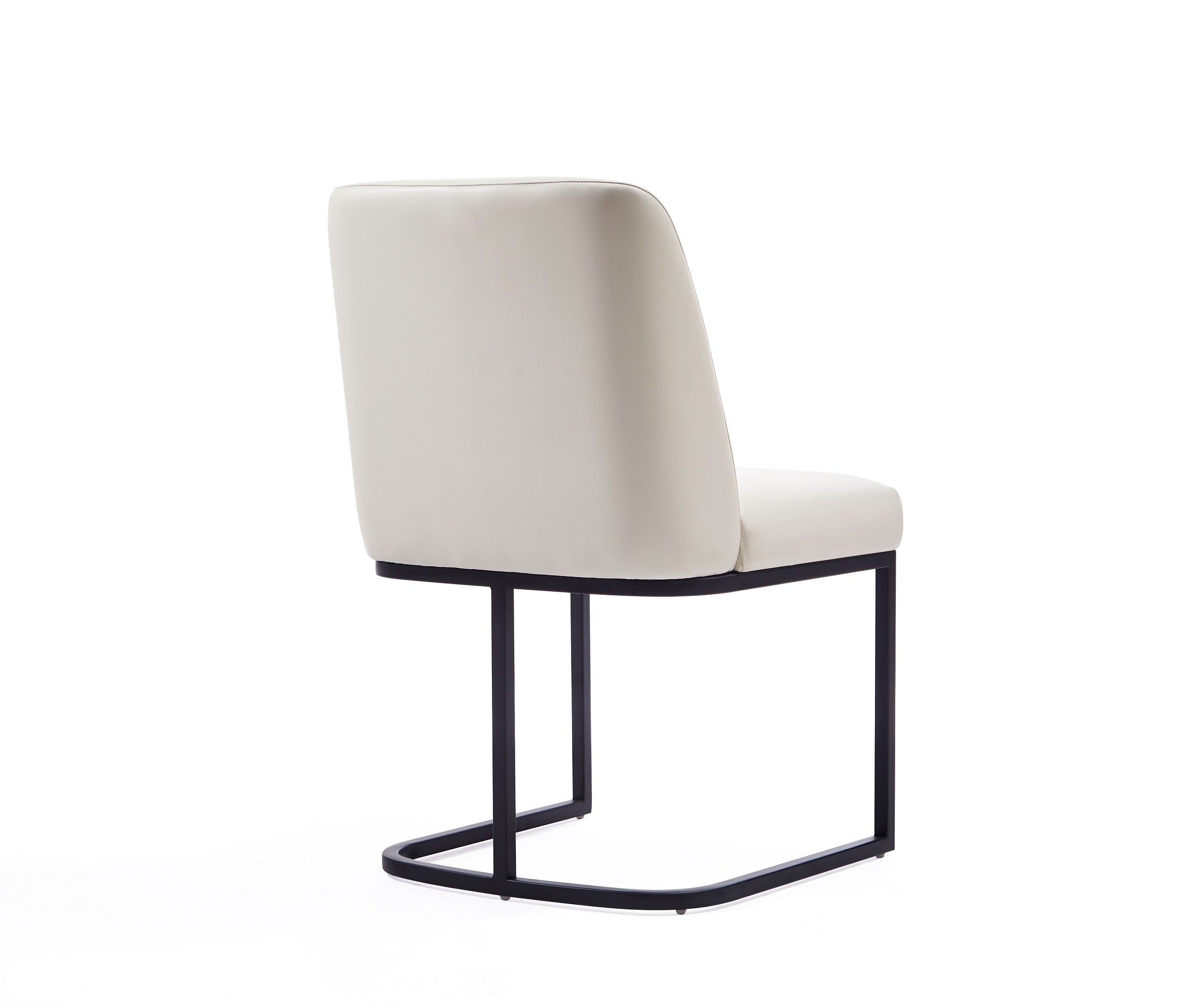 Serena Metal Vegan Leather Dining Chair