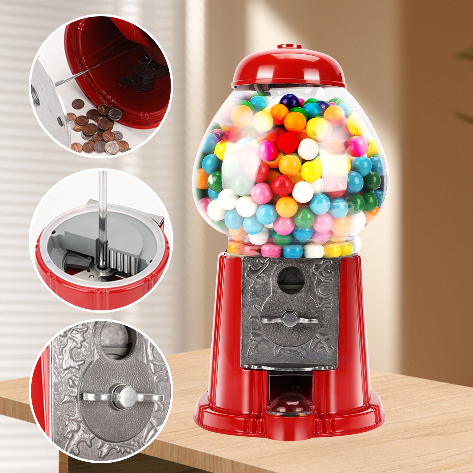 15 Inch Commercial Gumball Machine