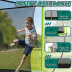 10FT Kids Trampoline with Basketball Hoop and Ladder