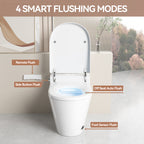 Unique Smart Toilet with Integrated Bidet