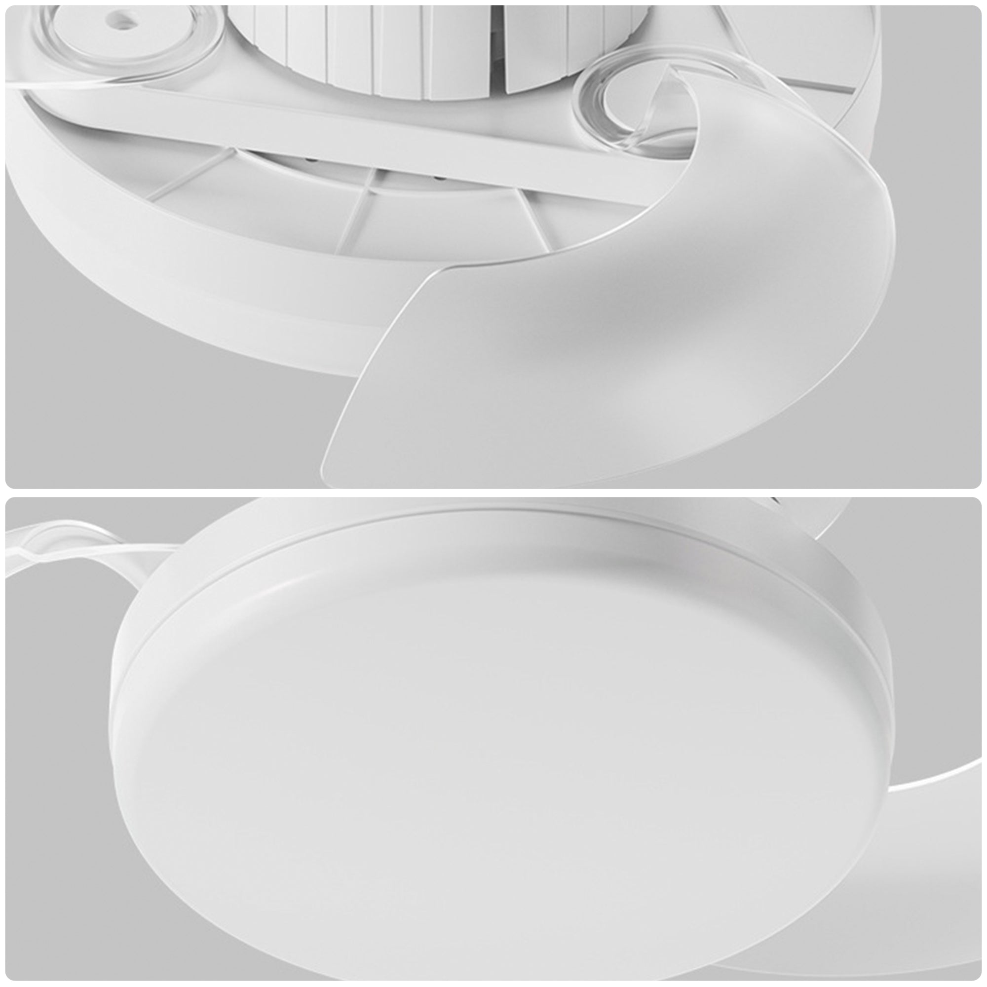 Bulb-Type Small Size Ceiling Fan With Retractable Blades