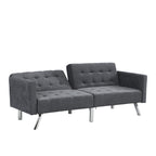 Convertible Sofa Bed in Dark Linen