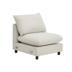 99 in. Oversize 5-Piece L Shaped Modular Free Combination Sectional Sofa