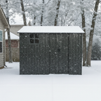 8x6FT Galvanized Steel Outdoor Storage Shed