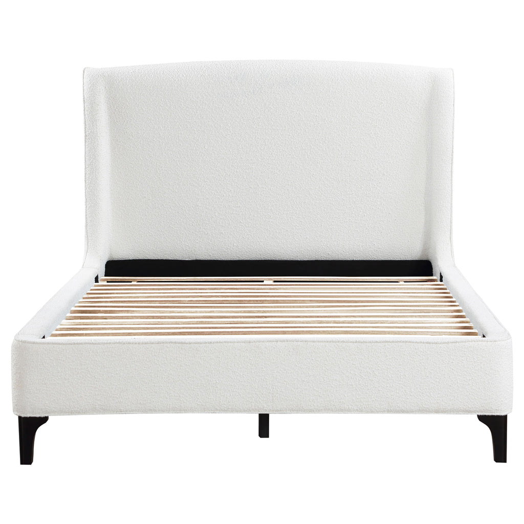 Theodore Snow Upholstered Eastern King Wingback Bed