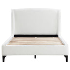 Theodore Snow Upholstered Eastern King Wingback Bed