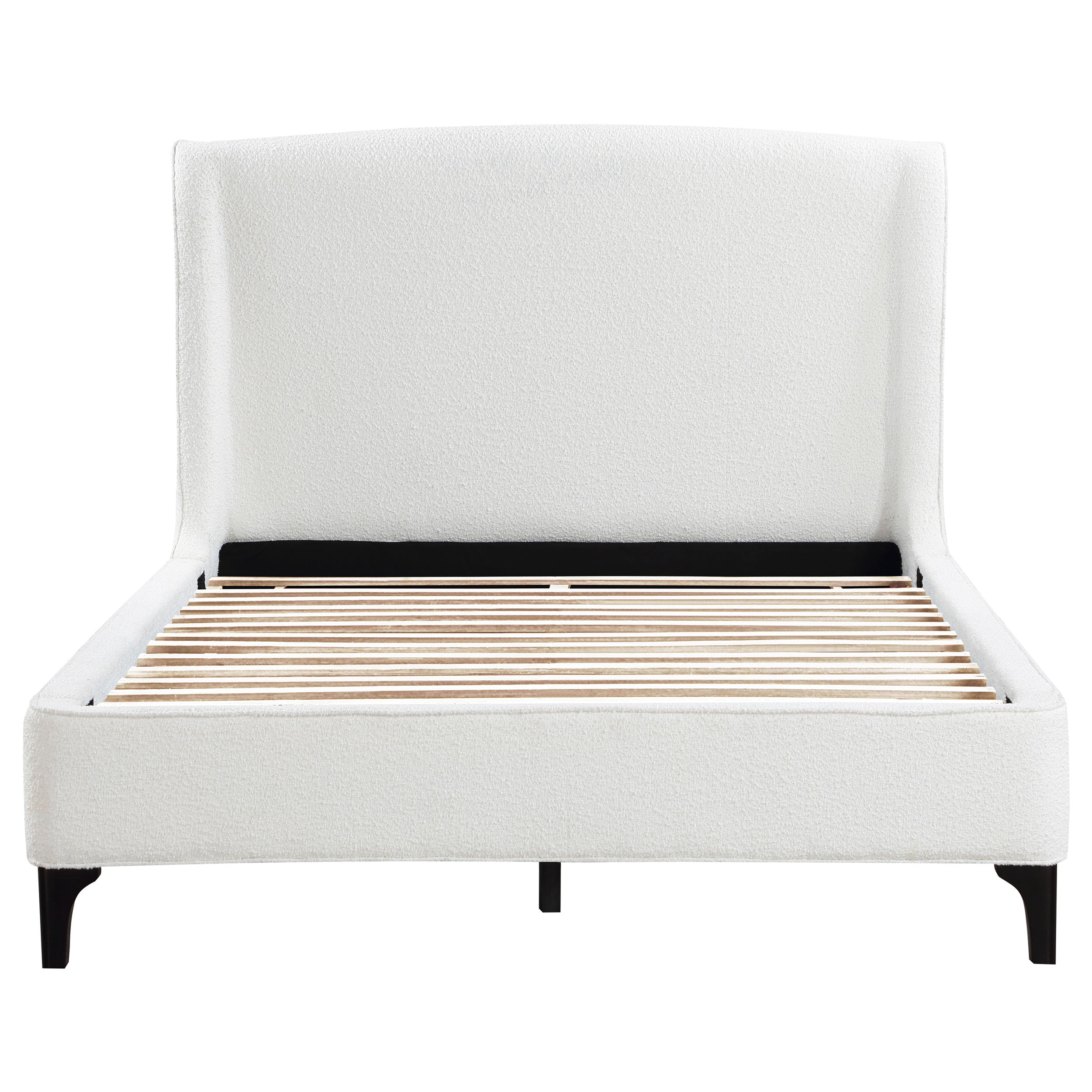 Theodore Snow Upholstered Eastern King Wingback Bed