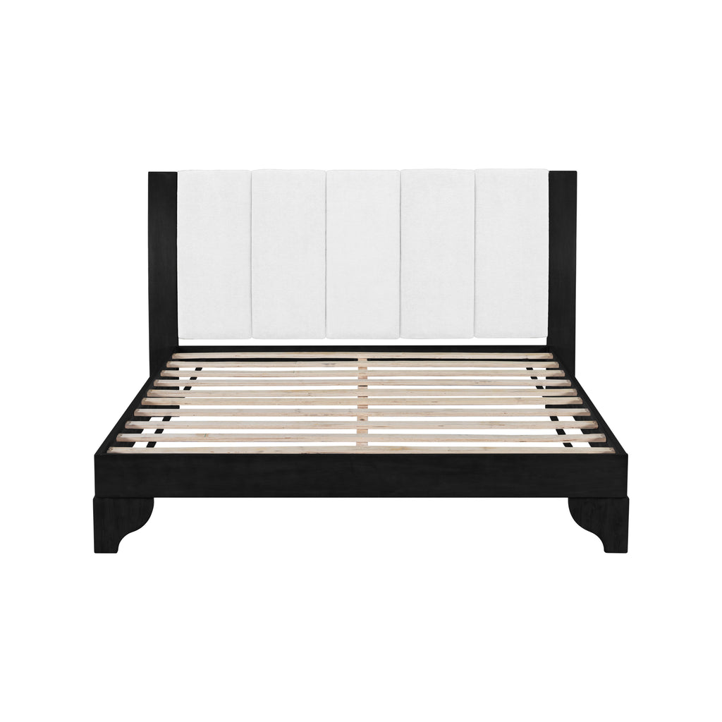 Queen Size Bed Frame in Black and White