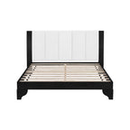 Queen Size Bed Frame in Black and White