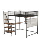 Full Size Loft Metal Bed