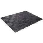 25pcs Plastic Garage Floor Mats - 15.6"x15.6"